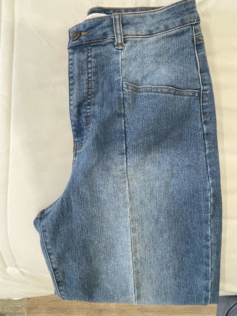 Classic Women’s Blue Denim Jeans - Straight Fit